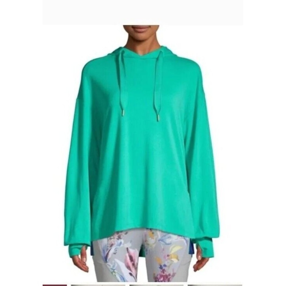 Avia Women's Size Small Athletic Pullover Hoodie Thumb Holes Activewear BRAT